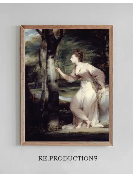 Re.productions Постер Portrait of Mrs Richard - Sir Joshua Reynolds