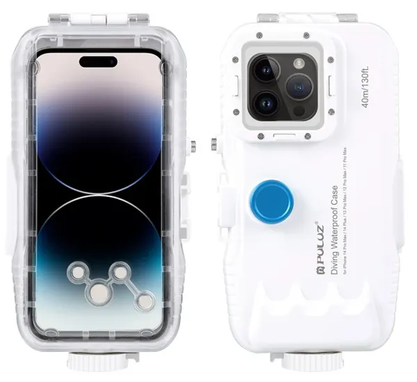Чехол для дайвинга для IPhone 15 Pro Max/15Pl/14M/14Pl/13PM/12PM/11PM, 40 м погружение, вакуумный, PULUZ