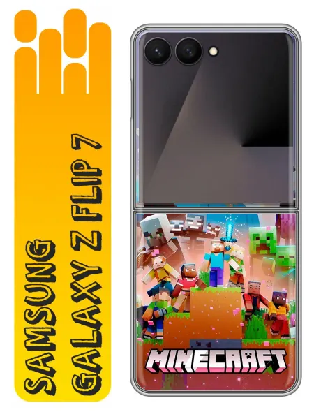 360skin Чехол на Samsung Galaxy Z Flip 7 Minecraft