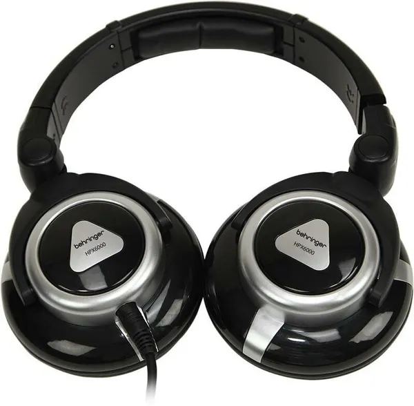 BEHRINGER HPX6000 закрытые динамические наушники, накладные амбюшуры supra-aural, 24 Ома.