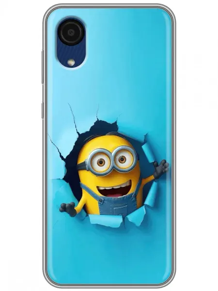 360skin Чехол на Samsung Galaxy A03 Core миньоны (для ребенка)