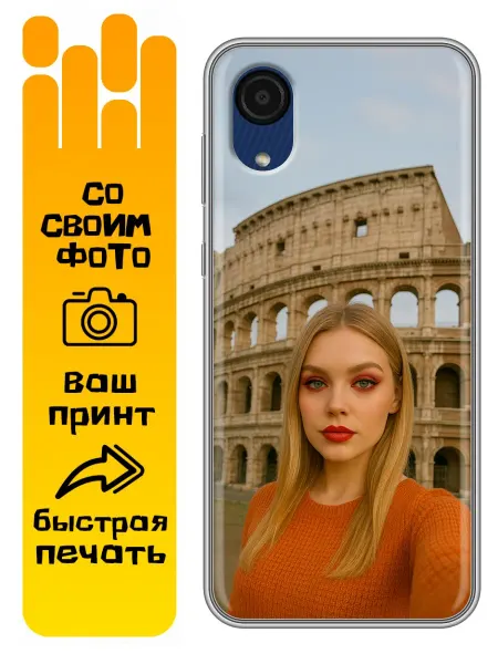360skin Чехол на Samsung Galaxy A03 Core со своим фото