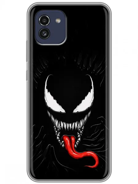 360skin Чехол на Samsung Galaxy A03 Venom Веном для мальчика