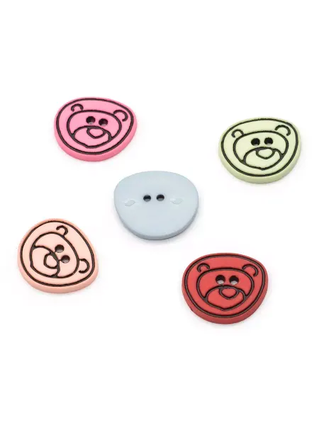 Magic Buttons Пуговицы декоративные, Мишки 17*16 мм, 5 шт