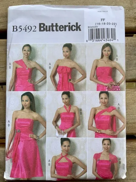 Butterick Выкройка для шитья готовая из Англии B5492Black16-22 Юбка и