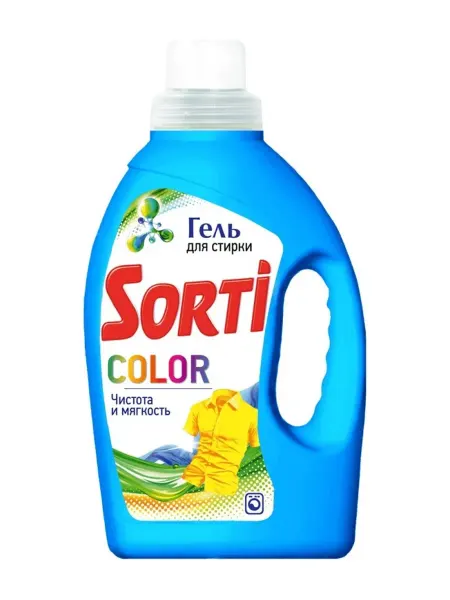 SORTI Гель для стирки Сорти Color, 1.2 л