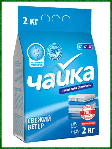 Сонца Чайка Стиральный порошок Свежий Ветер 400 гр, 6 шт