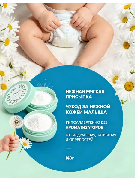 Присыпка для новорожденных под подгузник