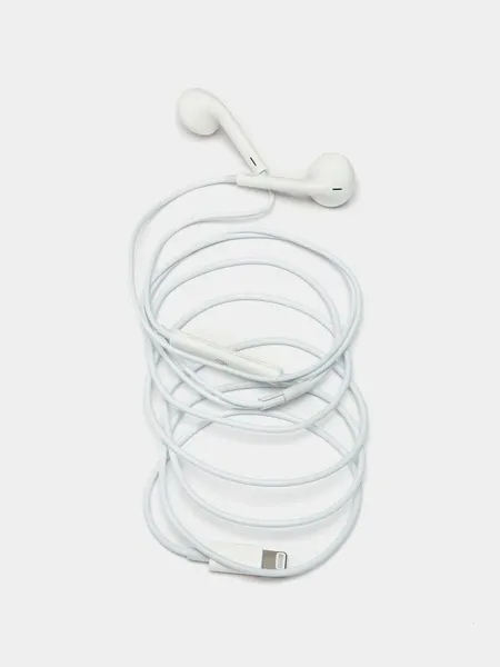 Проводные наушники Lightning для iPhone качество через Bluetooth