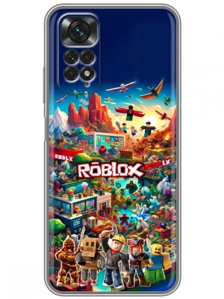 360skin Чехол на Xiaomi Redmi Note 11, 11S Roblox Роблокс