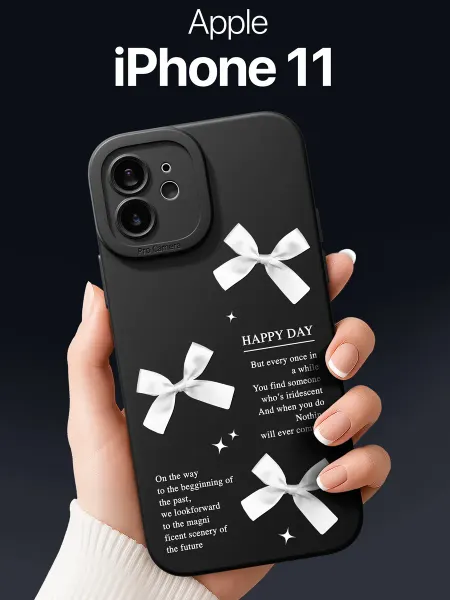 SCDesign Чехол на iPhone 11 c бантиками