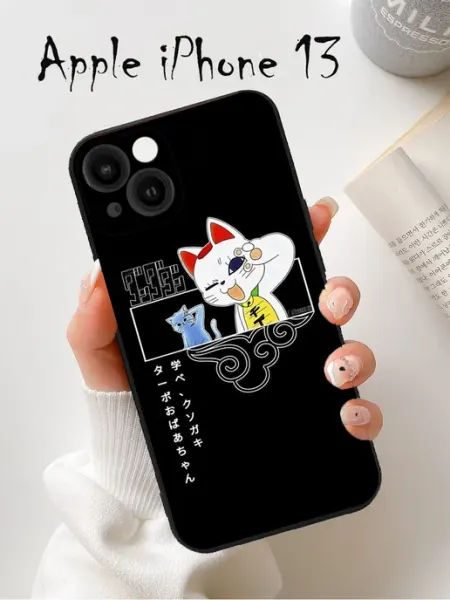 Чехол на Iphone 13 принт аниме дандадан