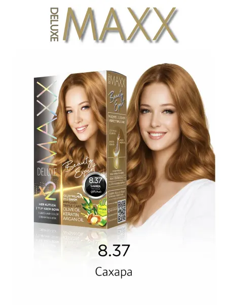Краска для волос MAXX DELUXE beauty expert 8.37