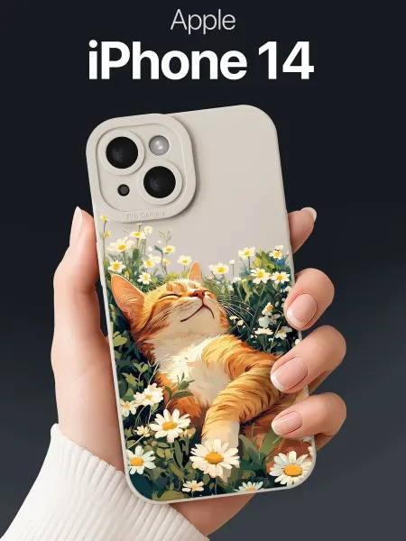 SCDesign Чехол на iPhone 14 с котиком