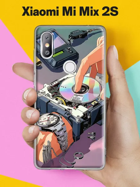 Xiaomi Чехол на Mi Mix 2S с принтом Диджей за работой