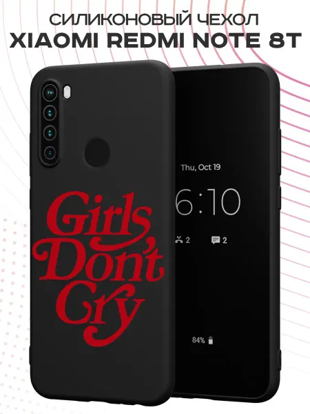FACTORIA Чехол на Xiaomi Redmi Note 8T с принтом Надпись