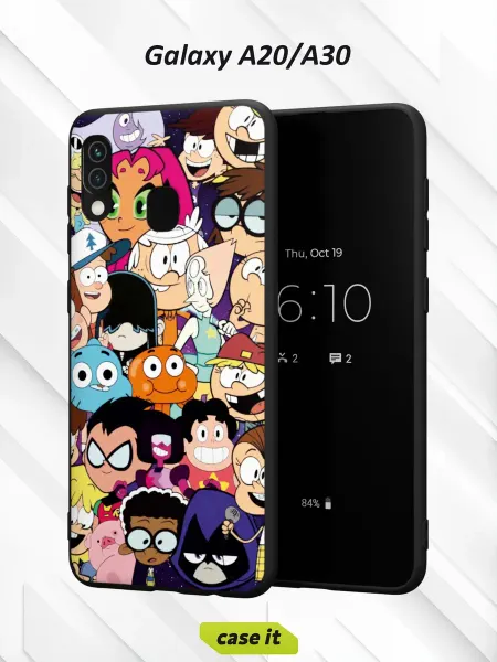 Case it Чехол на Samsung A30 и A20с принтом Мультяшки