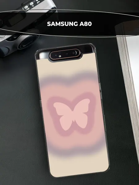 Samsung Чехол на Galaxy A80 с бабочками