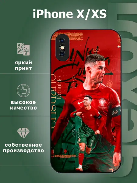 AA'case Чехол на iphone X XS роналдо