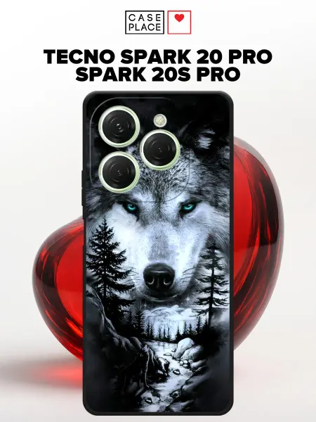TECNO Чехол на Spark 20 Pro 20S Pro волк
