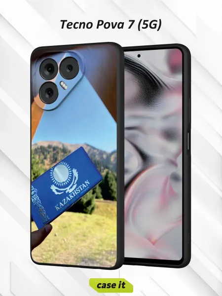 Case it Чехол на Tecno Pova 7с принтом Шоколад