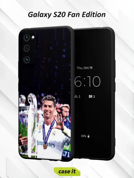 Case it Чехол на Samsung S20 FEс принтом Криштиану Роналду