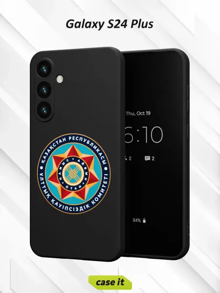 Case it Чехол на Samsung S24 Plusс принтом Казахстан звезда
