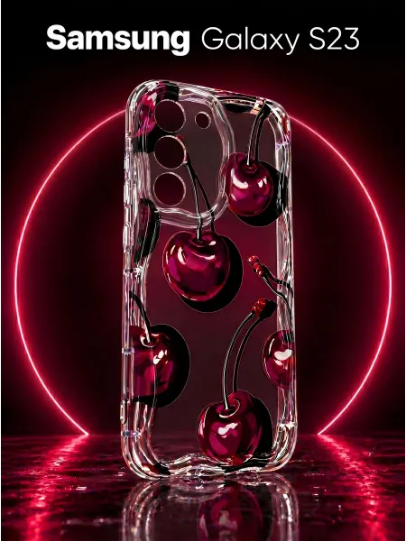 URBAZZA Рельефный чехол на Samsung Galaxy S23