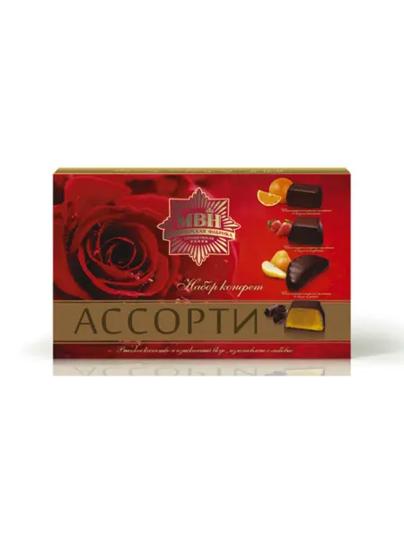 Сергиево-Посадская КФ Конфеты желейные Красная роза Ассорти, 200 гр