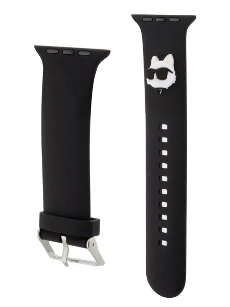 Karl Lagerfeld Ремешок для Apple Watch 42 41 40 38 mm силиконовый 3DRubber
