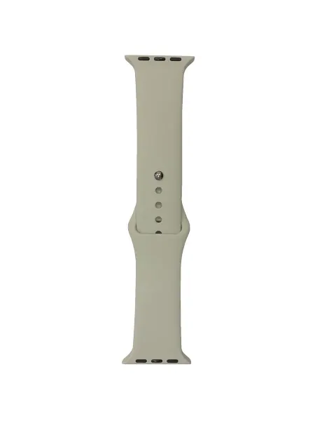 Нет бренда Ремешок Apple Watch 38 40 41 mm, Sport бело-серый (M L)