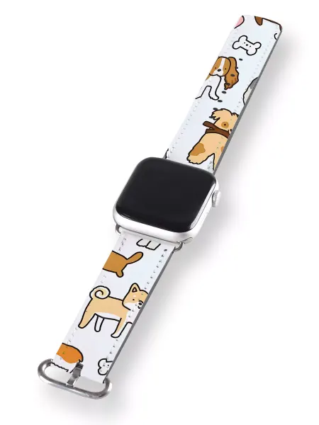 Nuobi my Style Ремешок для Apple Watch 38 40 с принтом Животные Собаки