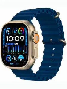 Ремешок для Apple Watch 38/41 ребристый синий