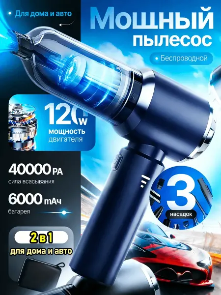 Anmediali пылесос для автомобиля
