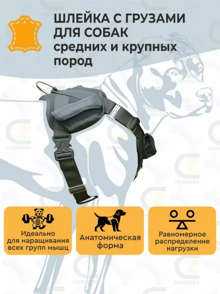 CHOKERZ Шлейка для собак с грузами