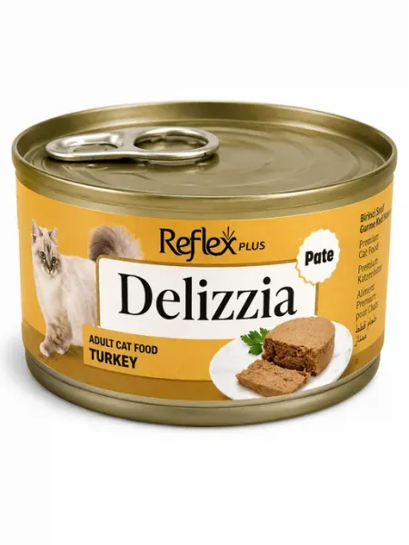 Паштет для кошек Reflex Delizzia с индейкой 85 гр *38362