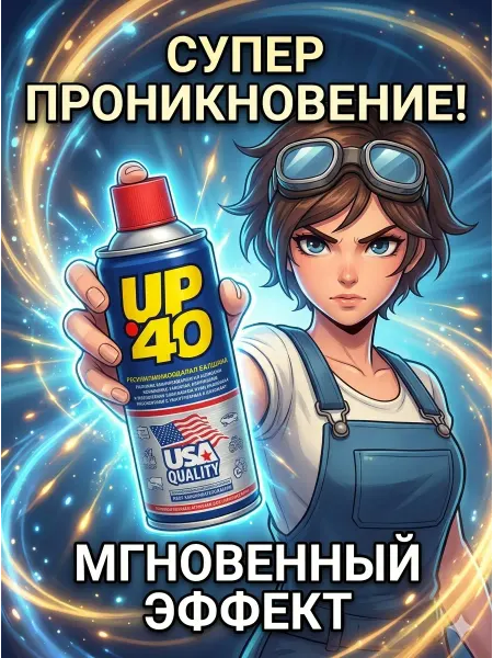 Смазка WD-40 100мл силиконовая проникающая автомобильная