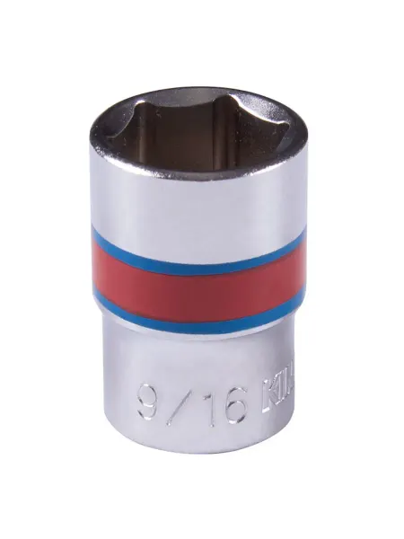 KING TONY Головка торцевая 6-гранная 3 8" 9 16" 333518S