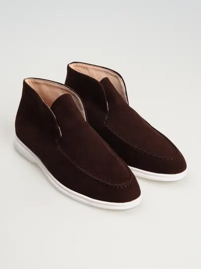 Мужские лоферы Loro Piana, Цвета, чёрный, коричневый, тёмно синий, размеры, 39–43