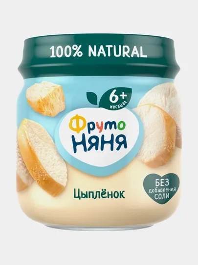 Пюре детское ФрутоНяня из мяса цыплёнка 80 г