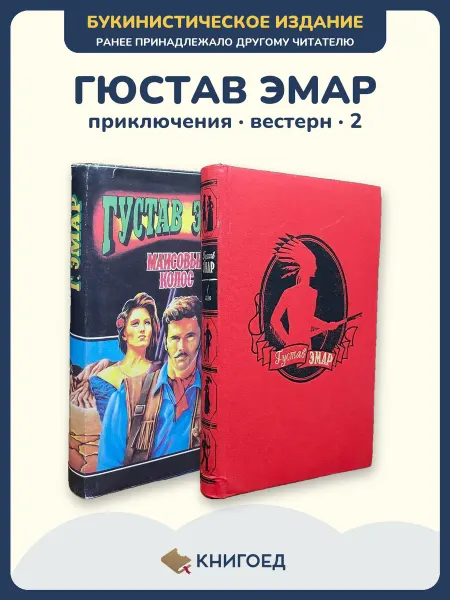 Книгоед Густав Эмар приключения исторический роман 2 книги
