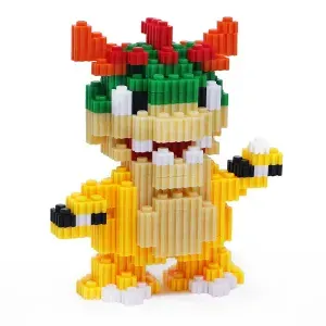 3D Конструктор MAGIC BLOCKS: Дракон Боузер / Супер Марио, фигурка из мини-блоков / 645 деталей