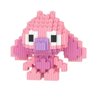 3D Конструктор MAGIC BLOCKS: Энджел / Лило и Стич, фигурка из мини-блоков / 817 деталей