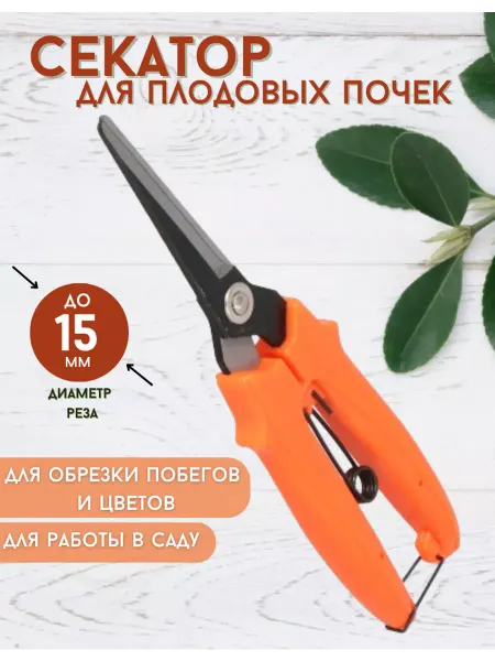 PROFMAER Ножницы секатор для цветов плодовых почек 180 мм