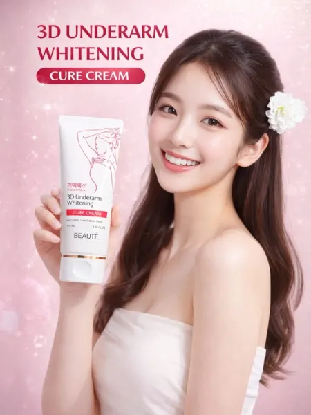 3D Underarm Whitening Cure Cream – Отбеливающий крем для подмышек (100 мл)