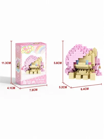 3D Лего конструктор My Little Pony , мини головоломка для детей и взрослых, мини