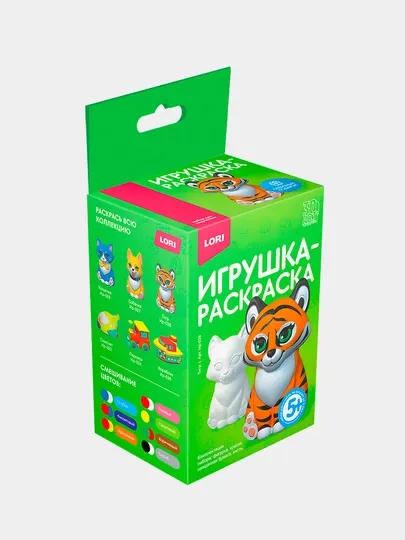 Игрушка-раскраска Lori тигр Ир-028 3D