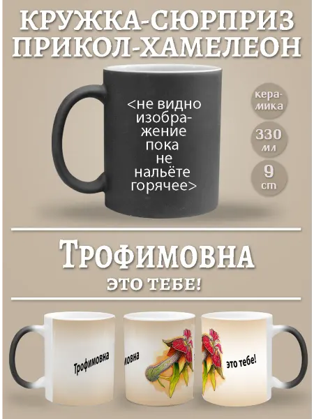 Glinki Design Кружка Трофимовна, это тебе!