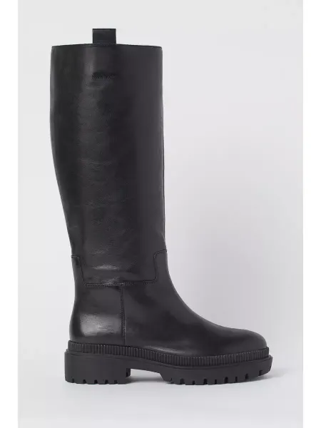 H&M Кожаные сапоги на платформе Premium Selection