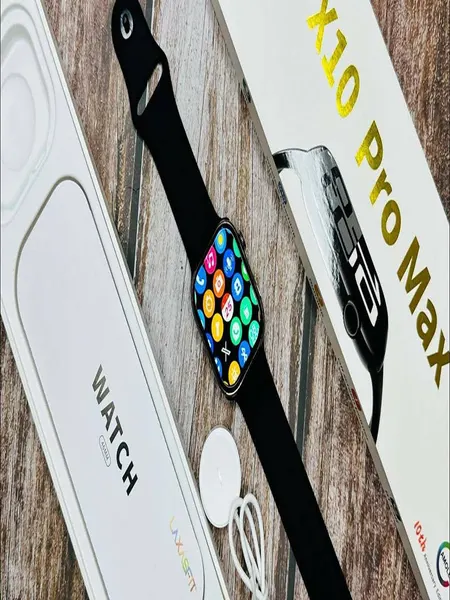 Умные смарт часы X10 Pro Max с цветным сенсорным экраном и широким функционалом.